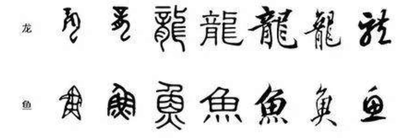 Chinese characters styles
